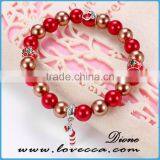 Promotion Christmas Gifts Imitation Pearls Christmas Beads Bracelet thumbnail-2