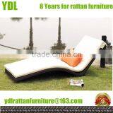 Youdeli Rattan Garden Furniture Chaise Lounge Bed thumbnail-1