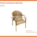 Weatherproof and Fireproof Outdoor Synthetic Rattan Outdoor Acapulco Chair thumbnail-2