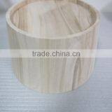 Hot Sale Natural Handmade Round Shape Solid Wooden Barrel, Wood Barrel With Rope Handle Manufacture thumbnail-3