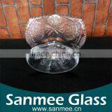 Cheap Personal Design Embossed Glass Ice Cream Cup thumbnail-1