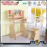 Cartoon Design Kids Study Table and Chair Wooden Kids Study Desk thumbnail-4