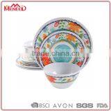 4pcs/ 16pcs Tableware With Melamine Plate/ Bowl/ Cup Mug Dining Table Set Service, Pakistani Melamine Dinner Ware thumbnail-6