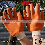 NMSAFETY New Design Chemical Resistance Foam Pvc Industrial Gloves thumbnail-1