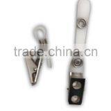Badge Clip With PVC Tab, Stamping Steel Metal Badge Clip With Vinyal Tab, thumbnail-1
