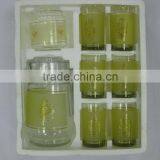JK001 7pcs Glass Drinking Set With Printing thumbnail-5
