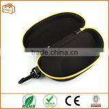 Fashion Portable Carabiner Eye Glasses Sunglasses Hard Case Protector Box (Yellow) thumbnail-3
