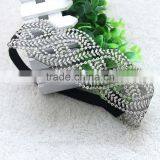 2016 Cheap Girls Hair Accessories Crocheted Lace Elastic Headband Hair Band Wide Headwraps thumbnail-1