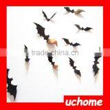UCHOME Fashional Halloween Bat Wall Sticker/Halloween Wall Decals Home /Decor Removable Wall Sticker thumbnail-2