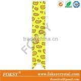 Yellow Cheer Bow Hot Fix Iron on Rhinestone Transfer thumbnail-1