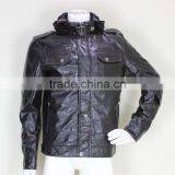 Mens Fashion Quilted PU Leather Jackets