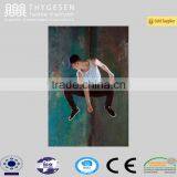 Custom 100% Cotton Color Men Long Tank Top