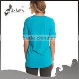 2014 Top Quality Yoga Wear Latest Shirt Designs for Women thumbnail-2