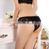 Stock Sey Open Crotch Thongs Underwear Women Crotchless Lace Thong G-string Women V-string Mini Panties Knickers Fashion Briefs thumbnail-4