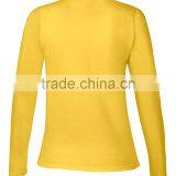2016 New Women's Autumn T-shirt, O-neck Long Sleeve Cotton T-shirt Custom Wholesale thumbnail-2