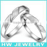 Fashion Couple Jewelry Engagement Matt Ring thumbnail-1