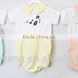 100% Cotton Woven Fabric NewBorn Boutique Baby Clothes Set Made In China thumbnail-2