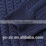 Deep Blue Pullover Crocheted Sweater for Man thumbnail-5