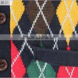 British Style Argyle Boys Knitwear Cardigan thumbnail-4