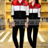 Wholesale New Design Gym Sports Tracking Suits Couple 80%cotton+20%polyester thumbnail-2