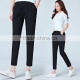 Zm40639b New Fashion Comfortable Women Casual Linen Harem Pants Female Summer Ninth Pants thumbnail-2