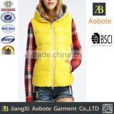 2015 Hot Sell Breathable Outdoor Woman Down Vest With Hoodie thumbnail-1