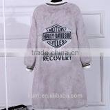 2016Winter New Women Fur Coat Rabbit Fur Thick Medium Long Jacket Baseball Uniform Design Fashion Winter Warm Outwear Coat thumbnail-5