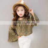 S17359A Summer Latest Design Girls Top Fashion Ruffle Blouse Designs thumbnail-2