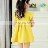 S17574A Girls Dresses Smocked Girl Ruffle Short Sleeve Dress thumbnail-4