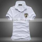 Custom Fashionable and Best Fit Plain Short Sleeve Polo T-shirt Manufactures in Guangzhou China thumbnail-2