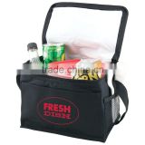 Economy Insulated Lunch Bag - features a U zipper top opening, various pockets and comes with your logo.
