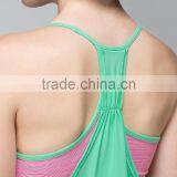2015 Custom Dry Fit Women Tank Tops Yoga Top Wholesale in China thumbnail-4