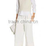2017 New Display Ivory Cashmere Cotton and Silk Blend Slips On Knitted Top thumbnail-4