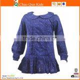 White Polka Dot Fashion One Piece Girls Party Dresses With Zip Closure at Back thumbnail-1