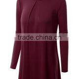 Women's Long Sleeve Plain Blank Solid Color Modal t Shirts Manufacturer in China thumbnail-5