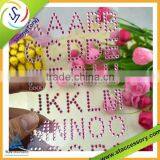 Wholesale Adhesive Rhinestone Letters Stickers thumbnail-4