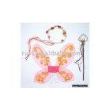 Fairy Wings,headpiece and Wand Set