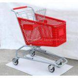 unfoldable plastic trolley for shopping