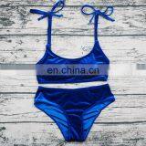 2017 Gold Velvet Bow Strap Swimsuit thumbnail-1