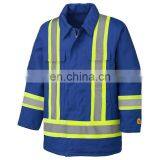 OEM Mens Reflective Blue Wear Rough Workwear Plus Size Coal Mine Work Jacket for Mining thumbnail-3