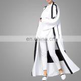 2017 New Design Women White Muslim Abaya Long Casual Ethnic Cardigans thumbnail-4