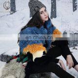 Nifty Style Lamb And Mink Fur Coat Reversible Female Multicolored Mix Different Fur Jacket Real Fur Down Overcoat thumbnail-1