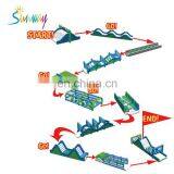 Sunway Inflatable Cool Combine Obstacle Course for Sale