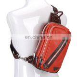 Practical Trendy Fishing Mens Leather Sling Bag thumbnail-6