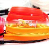 2016 Car EL WireBlue 5M 12VDC Neon Light EL Wire Rope Tube With Ciggar Plug Inverter for Car Interior Decoration Atmosphere Lamp thumbnail-5