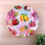 TX211 PLASTIC FLOWER EDGE IML CHEAP PLATE CAKE PLATE thumbnail-2