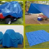 Boat Cover For Cargo Protection White Tarpaulin thumbnail-1