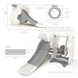 Kids Indoor Amusement Park Playground Equipment Plastic Swing And Slide Set Toys for Sale thumbnail-2