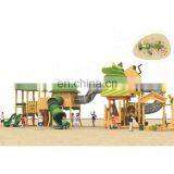 Children Wooden Combination Plastic Slide Outdoor Playground thumbnail-1