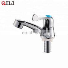 Chrome Plastic Pull-down Single Cold Basin Faucet thumbnail-3